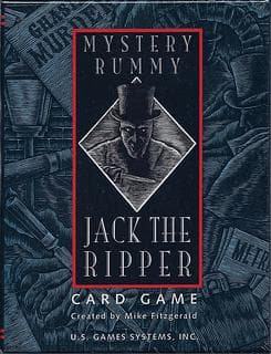 Portada juego de mesa Mystery Rummy: Jack el Destripador