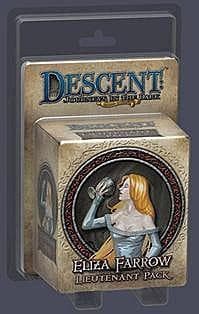 Portada juego de mesa Descent: Viaje a las Tinieblas (Segunda Edición) – Lugarteniente Eliza Farrow