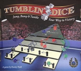 Portada juego de mesa Tumblin-Dice