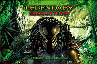 Portada juego de mesa Legendary Encounters: A Predator Deck Building Game