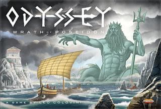 Portada juego de mesa Odyssey: La Ira de Poseidón