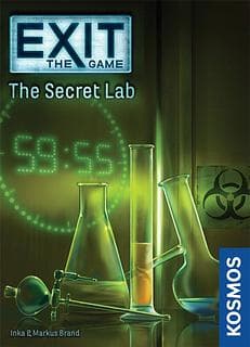Portada juego de mesa Exit: El Laboratorio Secreto