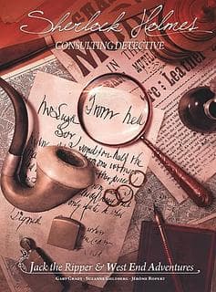 Portada juego de mesa Sherlock Holmes Detective Asesor: Jack el Destripador y Aventuras en el West End