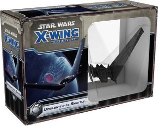 Portada juego de mesa Star Wars X-Wing: El juego de miniaturas – Lanzadera Clase Ípsilon – Pack de Expansión