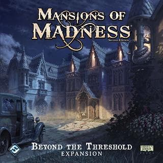 Portada juego de mesa Las Mansiones de la Locura: Segunda Edición – Más Allá del Umbral: Expansión
