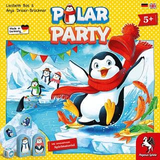 Portada juego de mesa La Fiesta de los Pingüinos