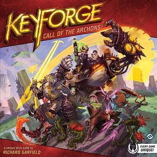 Portada juego de mesa Keyforge: La llamada de los Arcontes