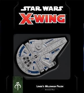 Portada juego de mesa Star Wars: X-Wing (Second Edition) – Lando's Millennium Falcon Expansion Pack