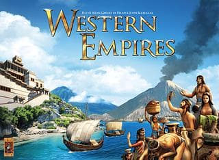 Portada juego de mesa Western Empires
