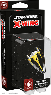 Portada juego de mesa Star Wars, X-Wing: Caza estelar N-1 de Naboo