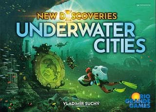 Portada juego de mesa Underwater Cities: New Discoveries