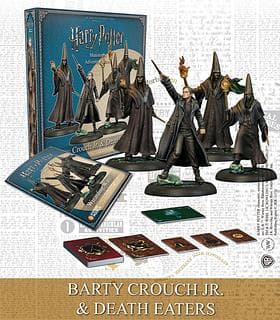 Portada juego de mesa Harry Potter Miniatures Adventure Game: Barty Crouch Jr. & Death Eaters Expansion
