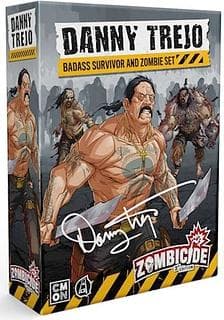 Portada juego de mesa Zombicide (Segunda Edición): Danny Trejo – Badass Survivor and Zombie Set