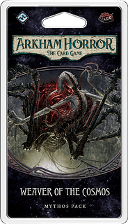 Portada juego de mesa Arkham Horror: El Juego de Cartas – Tejedora del Cosmos: Pack de Mitos