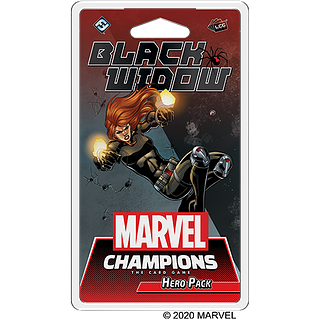 Portada juego de mesa Marvel Champions: El Juego de Cartas – Viuda Negra Pack de Héroe