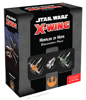 Portada juego de mesa Star Wars: X-Wing (Segunda Edición) – Heraldos de Esperanza