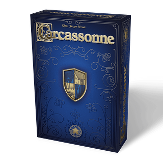 Portada juego de mesa Carcassonne: Edición 20º Aniversario