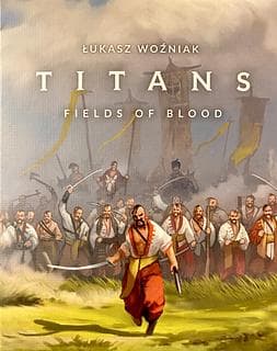 Portada juego de mesa Titans: Fields of Blood