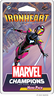 Portada juego de mesa Marvel Champions: El Juego de Cartas – Ironheart Pack de Héroe