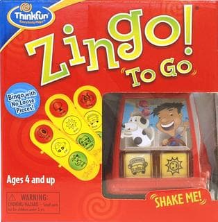 Portada juego de mesa Zingo! To Go