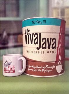 Portada juego de mesa VivaJava: The Coffee Game