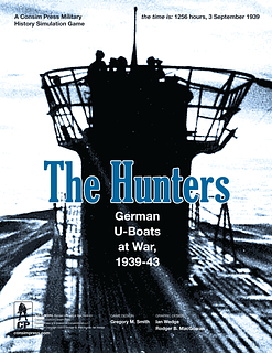 Portada juego de mesa The Hunters: German U-Boats at War, 1939-43