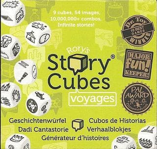 Portada juego de mesa Story Cubes: Viajes