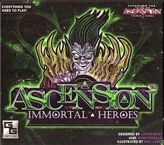 Portada juego de mesa Ascension: Immortal Heroes