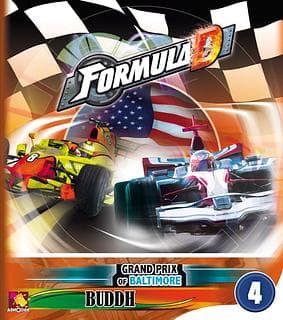 Portada juego de mesa Formula D: Circuits 4 – Grand Prix of Baltimore & Buddh