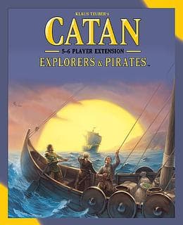 Portada juego de mesa Catán: Piratas y Exploradores – Ampliación para 5 y 6 jugadores