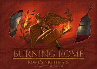 Portada juego de mesa Burning Rome