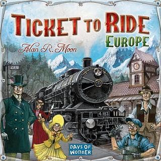 Portada juego de mesa ¡Aventureros al Tren! Europa