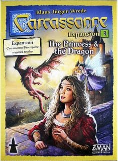 Portada juego de mesa Carcassonne: La Princesa y el Dragón