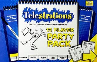 Portada juego de mesa Telestrations: 12 Player Party Pack