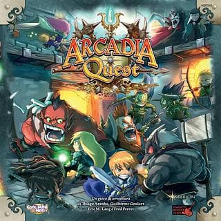 Portada juego de mesa Arcadia Quest