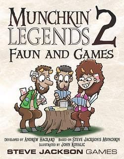 Portada juego de mesa Munchkin Legends 2: Faun and Games