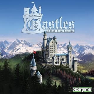 Portada juego de mesa Castles of Mad King Ludwig