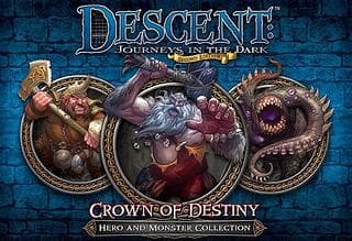 Portada juego de mesa Descent: Viaje a las Tinieblas (Segunda Edición) – La Corona del Destino