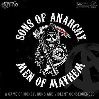 Portada juego de mesa Sons of Anarchy: Men of Mayhem