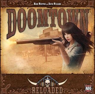 Portada juego de mesa Doomtown: Reloaded