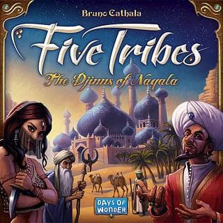 Portada juego de mesa Five Tribes: Los genios de Naqala