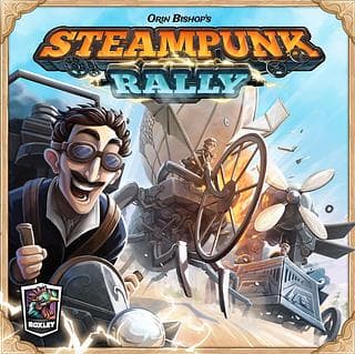 Portada juego de mesa Steampunk Rally