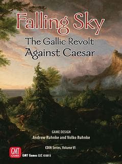 Portada juego de mesa Falling Sky: The Gallic Revolt Against Caesar