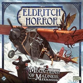 Portada juego de mesa Eldritch Horror: Las Montañas de la Locura
