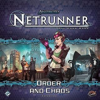 Portada juego de mesa Android: Netrunner – Orden y Caos