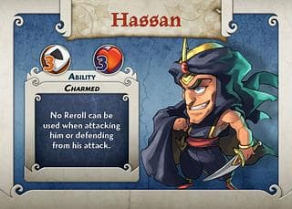 Portada juego de mesa Arcadia Quest: Hassan