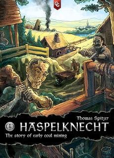 Portada juego de mesa Haspelknecht: The Story of Early Coal Mining