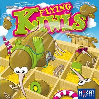 Portada juego de mesa Kiwis Voladores