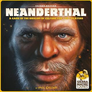 Portada juego de mesa Neanderthal