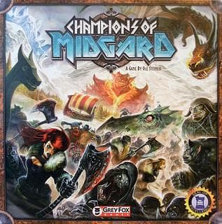 Portada juego de mesa Champions of Midgard